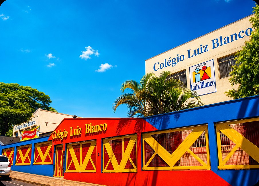 Fachada do Colégio Luiz Blanco